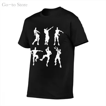 Venta caliente Fortniter Celebraciones de Camiseta de los Hombres Adultos de Juegos de Baile Discout Caliente Nueva Moda de Manga Corta de Algodón Superior Tees