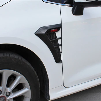Ventilación lateral Fender Para Toyota LEVIN corolla altis 2019 2020 2021 Flujo de Aire de la etiqueta Engomada del abs de fibra de carbono Rejilla de toma de Accesorios de Automóviles