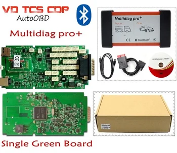 Verde de la Junta de Multidiag pro con Bluetooth vd tcs cdp pro para los Coches/los Camiones obd2 vdijk autocoms pro OBD2 herramienta de diagnóstico