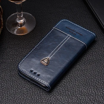 VIJIAR Buen diseño de estilo de la Moda flip de cuero del teléfono Móvil de la cubierta flip de cuero de los casos 5.99'por vkworld S8 caso