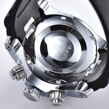 Vintage de gran tamaño Reloj de los Hombres de la Ronda de Cuarzo Gran Reloj Dial AAA Acero Inoxidable de la prenda Impermeable de Cuarzo Reloj de hombre Montre homme