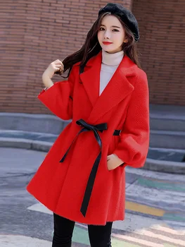 Visón abrigo de piel de mujer de media y de invierno nueva versión coreana de la moda de los cien Hepburn fanny capa 803