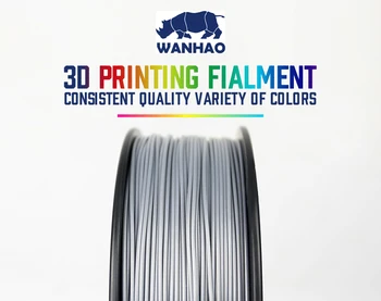 WANHAO Filamento PLA 3mm 1 KG/Rollo de 27 De Colores para Elegir para Todos los FDM Impresora 3D de 3m m del PLA/PETG/PVA de Plástico