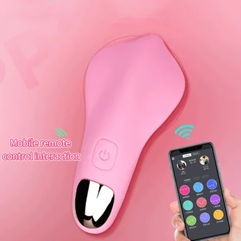 Wearable de la Mariposa Vibrador Con Bluetooth APP de Control Remoto Invisible Bragas Vibrador Para Mujeres Estimulador de Clítoris Juguetes Sexuales