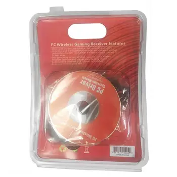 Wireless Gamepad PC Adapter USB Receptor Para Microsoft Xbox 360 Consola de Juegos Controlador USB Receptor de PC Con el controlador de CD