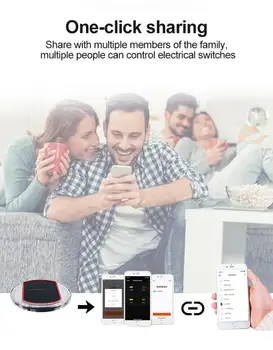 Wireless Smart Home control Remoto Controlador Concentrador Tuya WiFi Infrarrojo del Controlador Para el Aire Acondicionado TV de Trabajo Con Alexa principal de Google