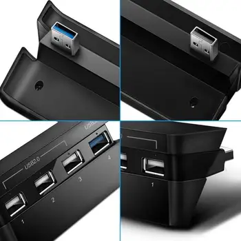 Wireless USB Hub Para Sony PlayStation 4 Slim USB 3.0 Super Velocidad de 4 Puertos USB 2.0 Hub Para PS4 Slim HUB USB Divisor Hab Adaptador 17157