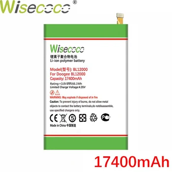 WISECOCO 17400mAh Batería Para Doogee BL 12000 BL12000 Pro Teléfono más Reciente de la Producción de Alta Calidad de la Batería+Código de Seguimiento