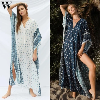 Womail 2020 encubrimiento de las Mujeres de Verano de bohe de Retazos de ropa de playa Túnica de Gasa Vestido Bikini Pareo Envoltura de la Falda del Traje de baño Cubierta sueltos