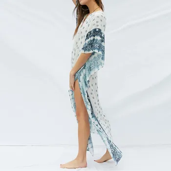 Womail 2020 encubrimiento de las Mujeres de Verano de bohe de Retazos de ropa de playa Túnica de Gasa Vestido Bikini Pareo Envoltura de la Falda del Traje de baño Cubierta sueltos