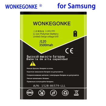 WONKEGONKE 3500mah EB-BJ120CBE Batería para Samsung Galaxy J1 2016 Edición J1 Versión J120F Express 3 J120A J120T J120 SM-J120F 7042