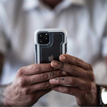 X-Doria Defensa Claro, el iPhone de 11 Casos de Militares Grado de Protección contra caídas, Protección contra Golpes, Claro funda Protectora para el iPhone de Apple