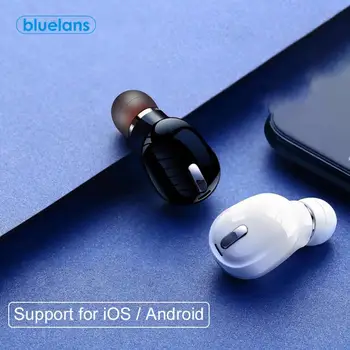 X9 1Pc Mini En la Oreja los Auriculares Inalámbricos Bluetooth 5.0 de alta fidelidad de Reducción de Ruido Heavy Bass auriculares Auriculares de Xiaomi Huawei, Samsung, LG