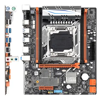 X99 M-H de la placa base conjunto con Xeon E5 2620 V3 LGA2011-3 CPU 4pcs X 8GB =32 GB DDR4 2133MHz memoria USB3.0 SATA3.0 m.2 9616