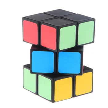 Xcube 223 Cubo Mágico Negro/Blanco de la etiqueta engomada de la Velocidad de Rompecabezas Fácil 322 Cubos Educativas Especiales de Juguete Para los Niños de los Adultos 2x2x3