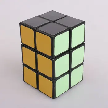 Xcube 223 Cubo Mágico Negro/Blanco de la etiqueta engomada de la Velocidad de Rompecabezas Fácil 322 Cubos Educativas Especiales de Juguete Para los Niños de los Adultos 2x2x3