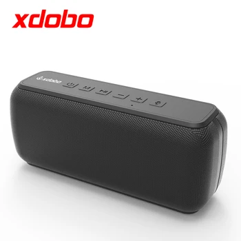 XDOBO 50W Altavoces Bluetooth Portátil Inalámbrico al aire libre, Reproductor de Música Bass Subwoofer IPX5 Impermeable Asistente de Voz de la Barra de sonido X7