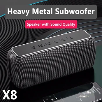 XDOBO X8 IPX5 portátil Impermeable de la columna de super bass de Alta potencia de 60W altavoz Bluetooth DSP subwoofer en el centro de música de sonido de la barra de