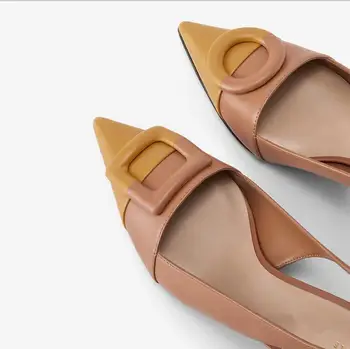 XGRAVITY 2021 Nueva Dama de la Moda de Mezcla de Color de Alta Sandalias de Tacón Elegante Casual Sexy de las Mujeres Zapatos de Fino Tacón de Verano Bombas B316