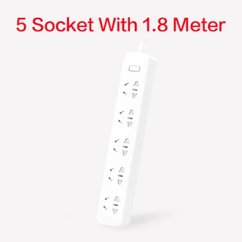 Xiaomi Mijia de Alimentación de la Tira de Carga Rápida de 2500W 10A 6 Sockets /8 Estándar Sockets /3 Zócalo de 1,8 M de Cable de Alimentación de Carga