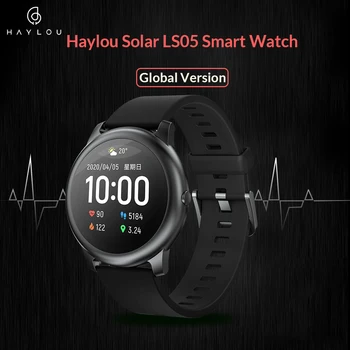XiaoMi Youpin Haylou Solar Reloj Inteligente LS05 Deporte de Metal de la Frecuencia Cardíaca Sueño Monitor de la prenda Impermeable IP68 iOS Android Versión Global