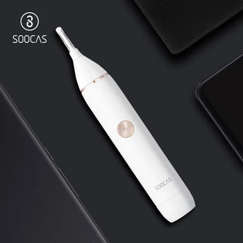 Xiaomi Youpin SOOCAS N1 Nariz de Pelo Trimmer Eléctrico Oído Cabello Eliminación máquina de afeitar de la Cuchilla Impermeable Inalámbrico de Afeitar de Seguridad para los Hombres