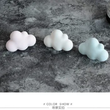 Yeso Nubes Ambientador de Aire de la Aromaterapia Sujetador Clip en varios colores, la decoración del Coche de Yeso del molde