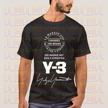Yohji Yamamoto Logotipo Clásico T-shirt 2020 más nuevos Hombres de Manga Corta Populares Camisetas Camiseta Tops Increíble Unisex
