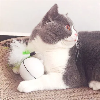 Yooap Creativo Gato Juguetes Interactivos Automático de pelotas para Perros Como se Ve en la TV Smart LED Flash Cat Juguetes Electrónicos, Juguetes de Perro 85505
