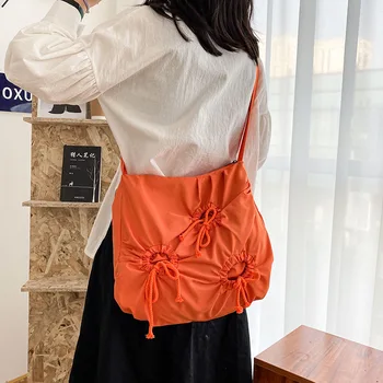 Youda 2021 invierno nuevas señoras de las mujeres de hombro bolsas de corea retro pack Vendaje de mensajero bolsas de Poliéster libro de la bolsa de compras
