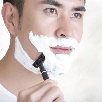 Youpin Navaja para Rasurar la Barba H600 navaja de Afeitar Manual Magnético virutas de Reemplazables de la máquina de afeitar de la Cuchilla para Hombres, Mujeres