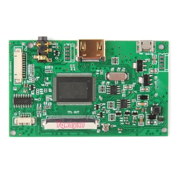 Yqwsyxl LCD TTL Controlador de la Junta de HDMI para la Pantalla del LCD de la Resolución 800*480 Micro USB de 40 Pines Pantalla de visualización del LCD