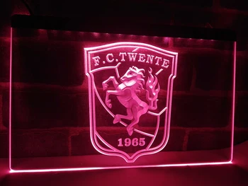 ZH001r - FC Twente Enschede Eredivisie de Fútbol LED, Señal de Neón