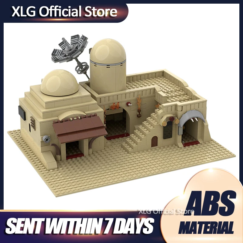 Serie Star Wars Tatooine-Doble la Construcción de barrios de Tugurios MOC-45639 de Bricolaje Star Space Wars 636pcs Juguetes Para los Niños Regalos de Cumpleaños 0