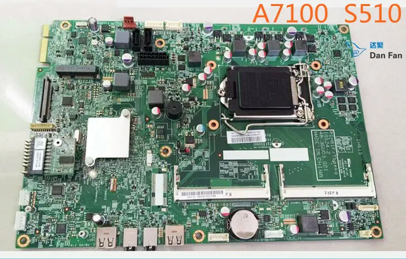 03T6589 Para Lenovo A7100 S510 AIO de la Placa base PIH61F Placa base probado plenamente trabajo 0