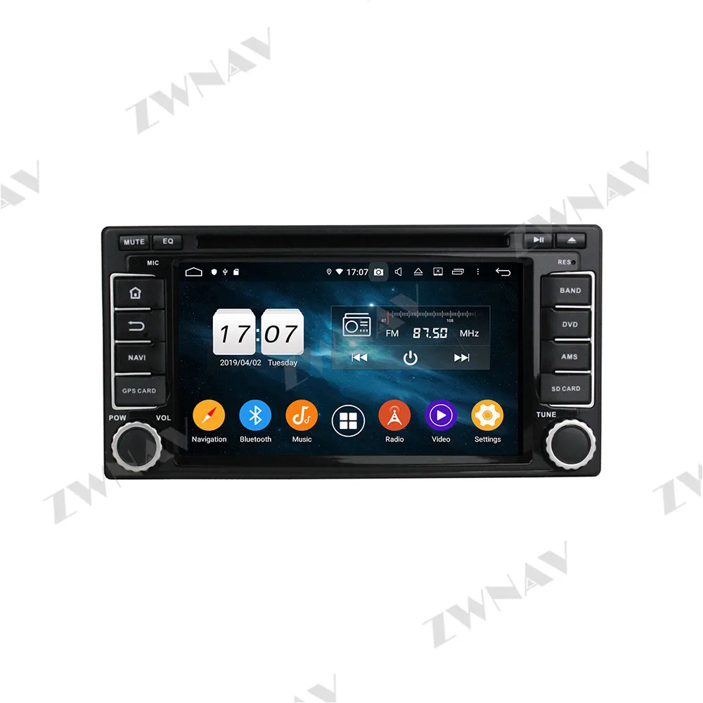 2 din IPS PX6 la pantalla de Android 10.0 Coche reproductor Multimedia Para Subaru Forester Impreza 2008-2013 BT radio estéreo GPS navi jefe de la unidad de 0