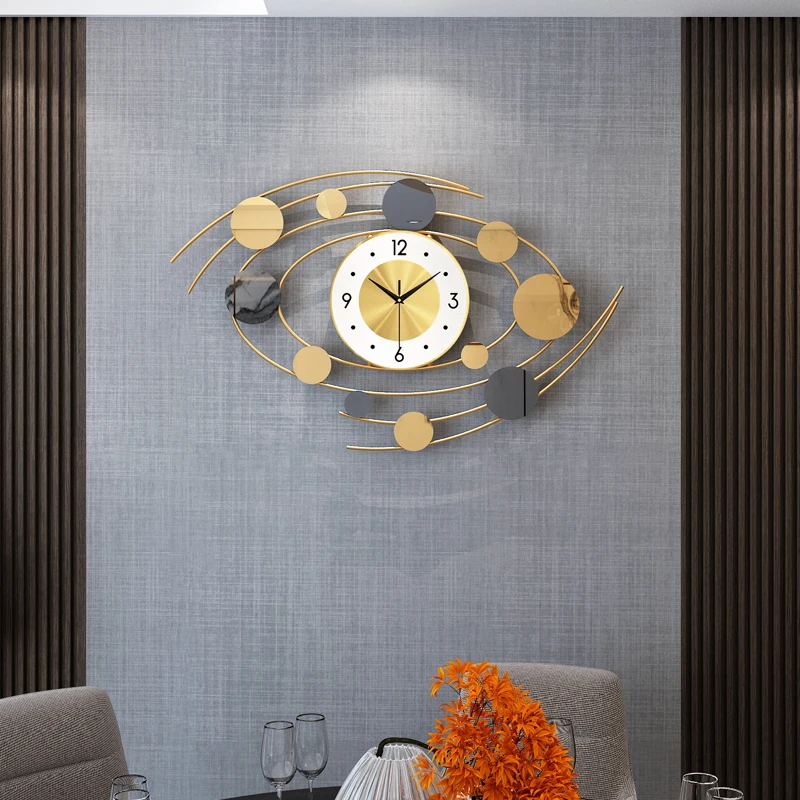 Nórdicos de Lujo Reloj de Pared de Diseño Moderno de Gran callada Gran Reloj de Pared Digital de la Novedad de la Cocina Wandklok Decoración para el Hogar AD50WC 0