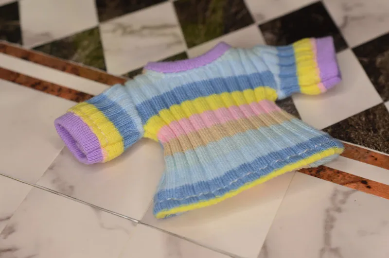OB11 P9 Ropa de Bebé Único Producto arco iris Suéter ropa de la muñeca 0