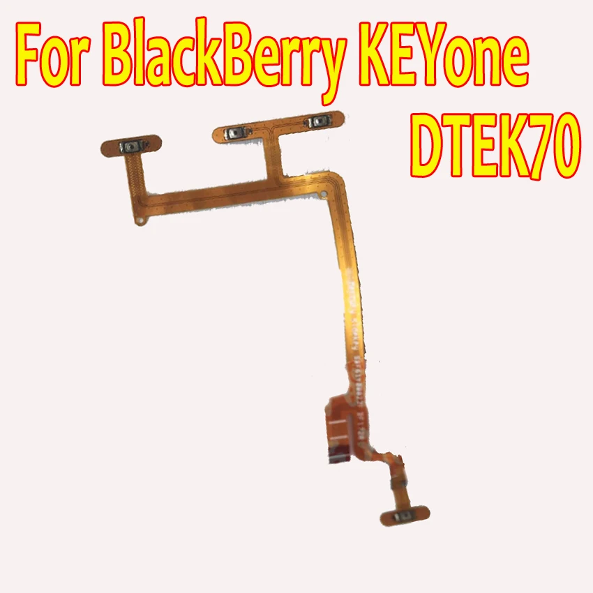 Mejor Calidad de Alimentación interruptor de encendido / apagado y el Volumen de los Secundarios teclado Flex Cable Para BlackBerry Keyone DTEK70 DTEK 70 piezas del Teléfono 0