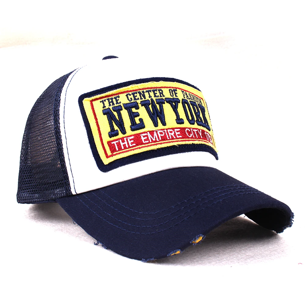Difanni NY Gorra de Béisbol con la Malla de la Marca Snapback Sombrero de la Gorra de Camionero de Nueva York, Gorras de Béisbol, Hombres, Mujeres y Chicas de Verano Niños de Malla 0
