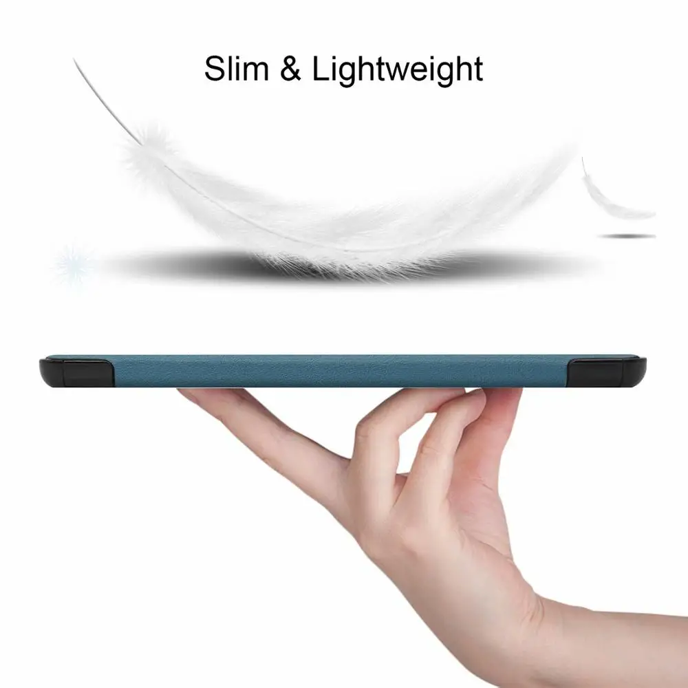 Caso Para Samsung Galaxy Tab A7 10.1 SM-T500 / SM-T505 Ultra Delgado Cuero Magnético de la Cubierta del Soporte Para Tab A7 T500 T505 Funda Capa 0