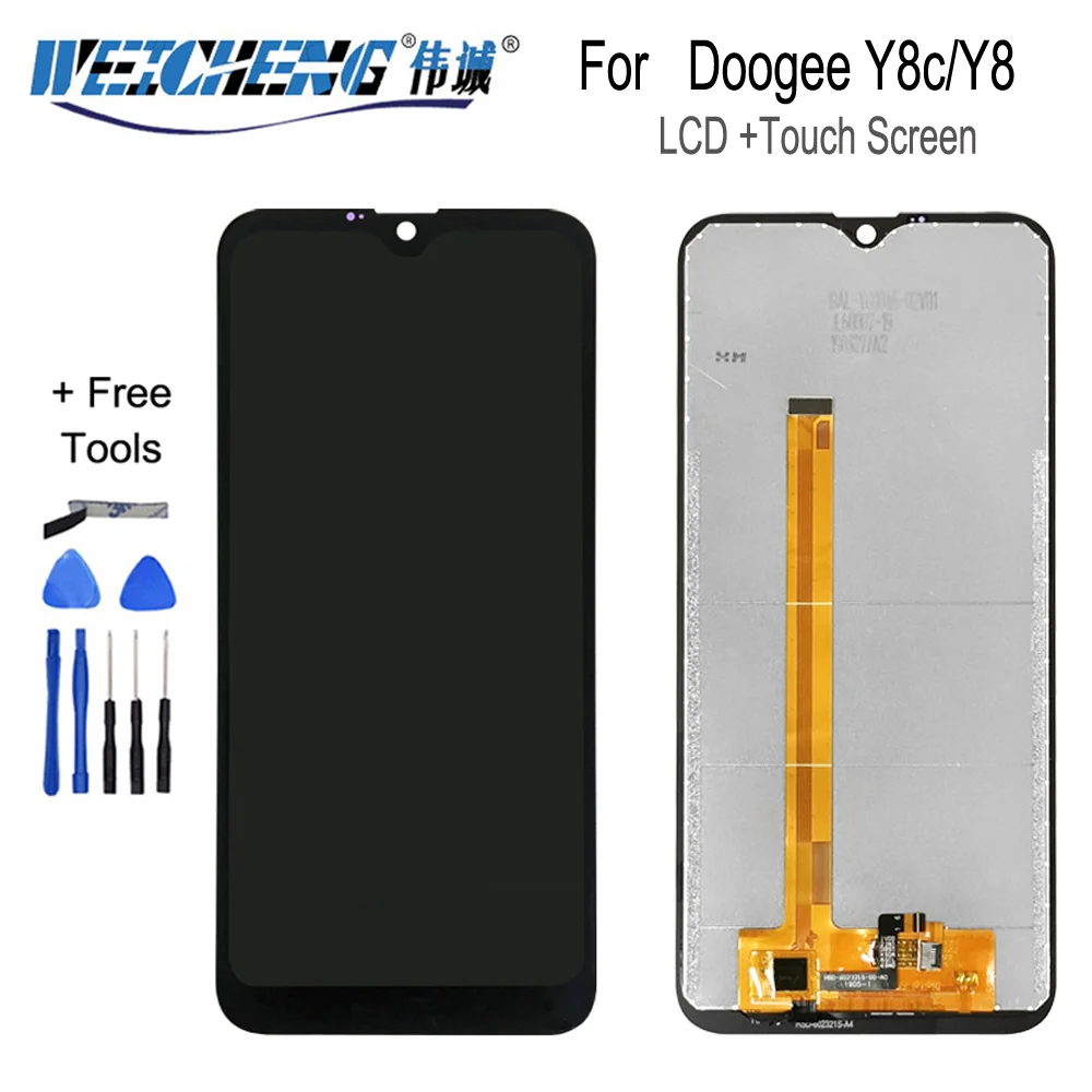 Probado Para Doogee Y8/Y8C Pantalla LCD+Digitalizador de Pantalla Táctil de la Asamblea de Nueva LCD+Táctil Digitalizador para Y8C/DoogeeY8 0