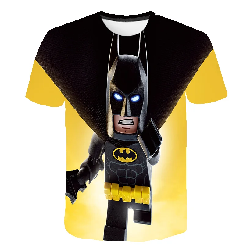 4-14Years Camiseta de los Niños Legoes la Impresión 3D T-shirt Bebé Ninjago Chico de la Camiseta de Mangas Cortas de los Niños Ropa de Verano de Niño Chico Camisetas 0
