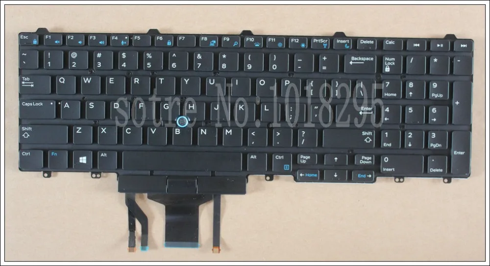 NUEVO para Dell Latitude E5550 teclado del ordenador portátil NO NOS Marco PK1313M4A00 0N7CXW SN7232 SG-63300-XUA 0