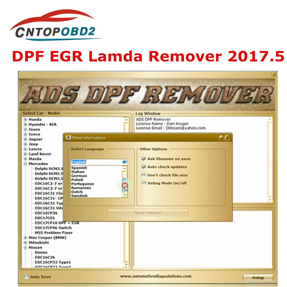 Profesional Para KESS KTAG Maestro MPPS DPF EGR Remover 3.0 Lambda Remover Completo 2017.5 Versión de Software + Desbloquear keygen 0