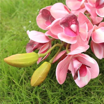 72cm impreso en 3D de la nueva llegada whelan orquídea Asia orquídea real de toque de la flor 0