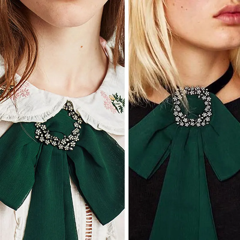 Señoras Collar Collar y Colgante de Lujo de diamantes de imitación Gargantilla de Declaración Gargantilla para las Mujeres pajarita Accesorios de Ropa 0