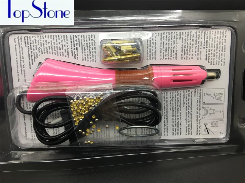 TopStone implified revisión aplicador conjunto rápido pistola de calor fácil de operar revisión de la varita de hierro de la máquina de bricolaje aplicador de strass 0
