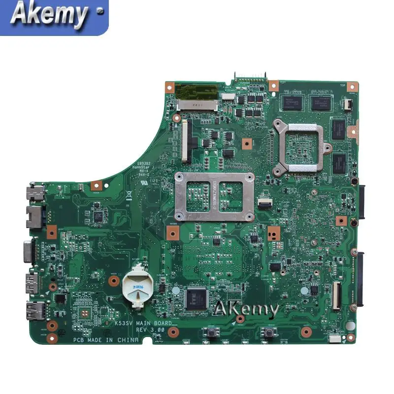 AK K53SV de la placa base del ordenador Portátil para ASUS K53SM K53SC K53S K53SJ P53SJ A53SJ de la Prueba original de la placa base 3.0/3.1 GT540M-1GB 0