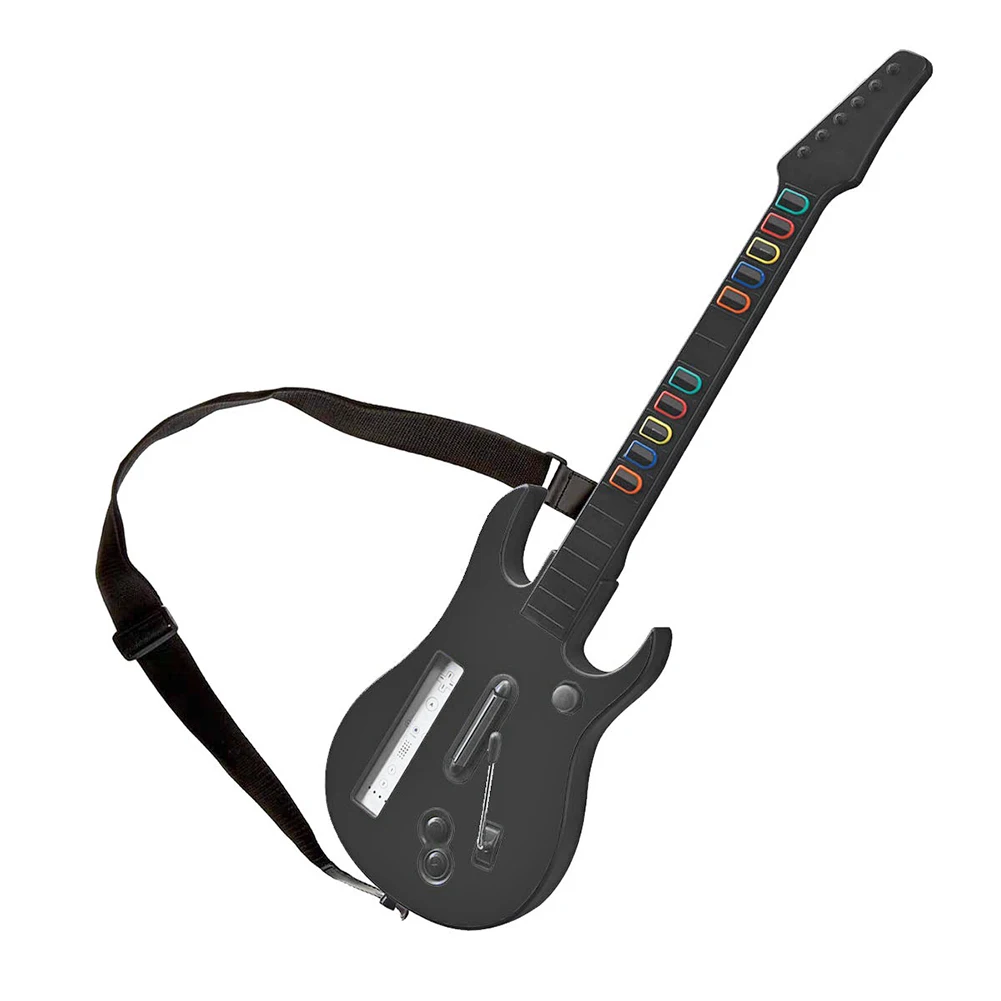 Mando de Guitar Hero con la Correa de la Correa para Diferentes Wiipad Remoto Gamepad Joystick de la Consola de Todos los Guitar Hero Juegos y Bandas de Rock 2/3 0